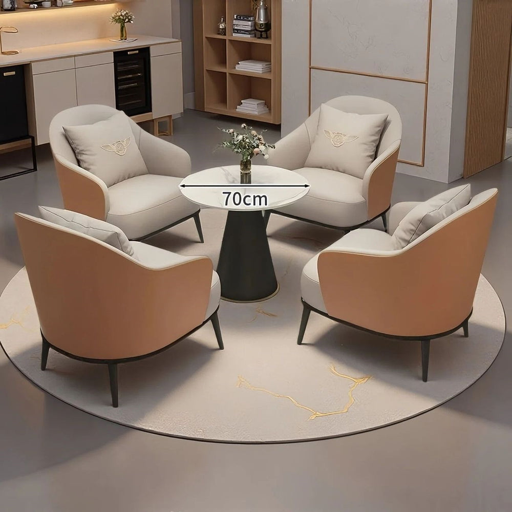 Business casual negotiation table and chair set - ideal for hotels, 4s stores, sales centers, reception areas, dining rooms, and cafes
