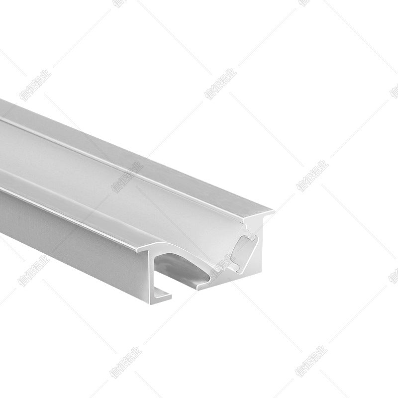 45 degree oblique light slot line light suspension ceiling curtain box light with card slot linear light aluminum slot reflective light slot