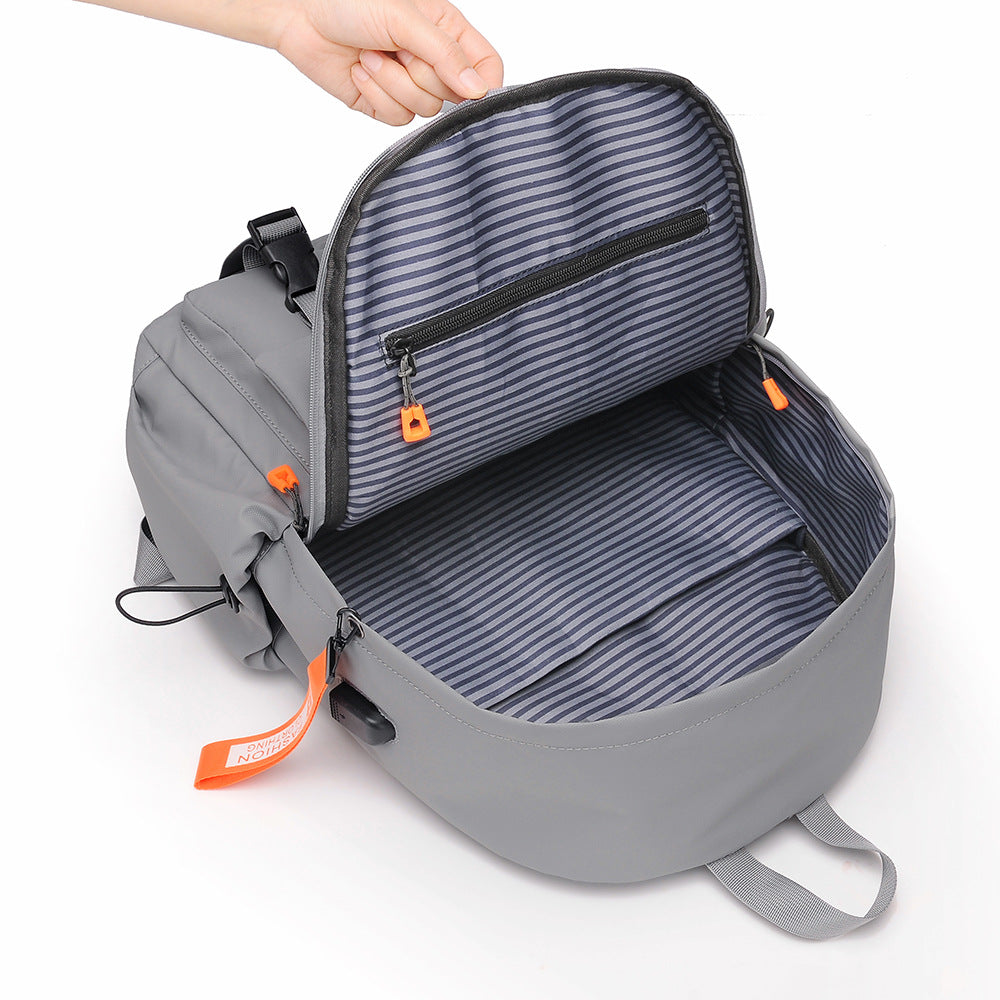 Customized, wholesale simple multi-function laptop bag business commuter backpack large capacity travel backpack