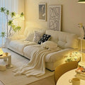 Cloud sofa new arrival modern casual cream style living room small apartment straight row fabric sofa apartment bedroom sofa