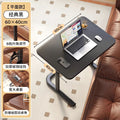 Adjustable height mobile desk with universal wheels, bedside table, reinforced legs, home desk for bedroom, living room, sofa, study table