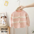 Girls' knit sweater set - new autumn/winter  collection: lace floral top & pants set for little girls