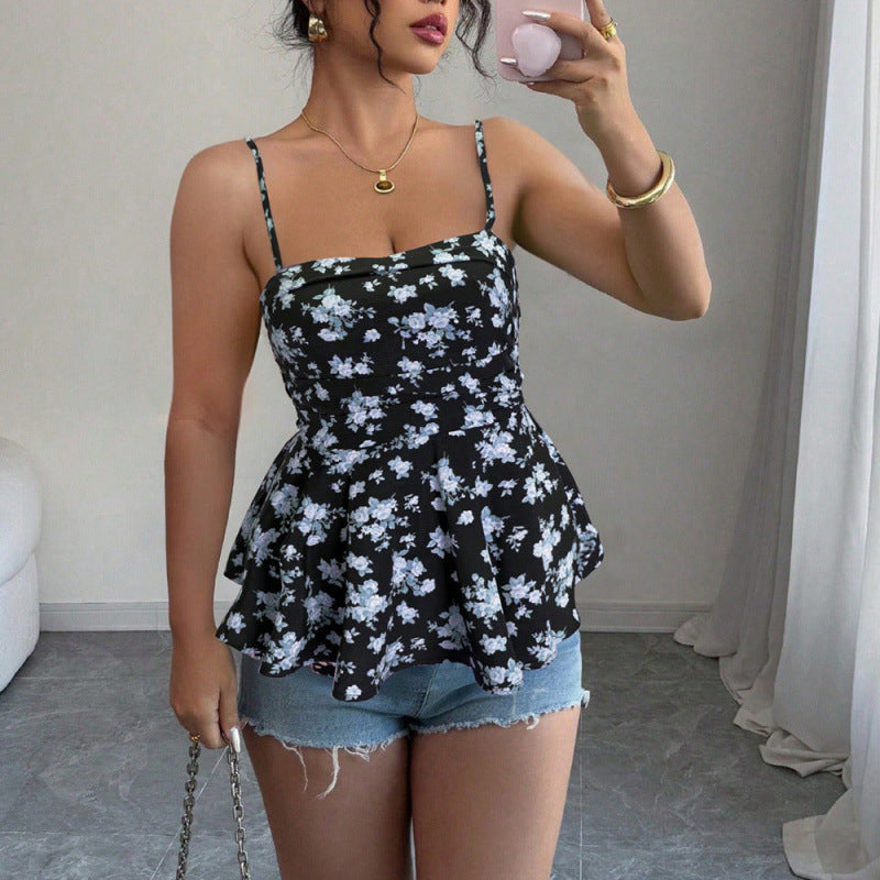 Xibo  summer new arrival bodycon mini dress - fashionable, elegant, slim-fit printed bandeau a-line dress