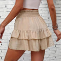 Fashion cross-border ins styleexportsummereasiest for match short skirt elastic high waist skirt design spring and summernew arrivalhigh waistslimming look