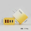 120w fast charging charger dual usb + dual type-c multi-port charging head us standard european standard mobile phone charger
