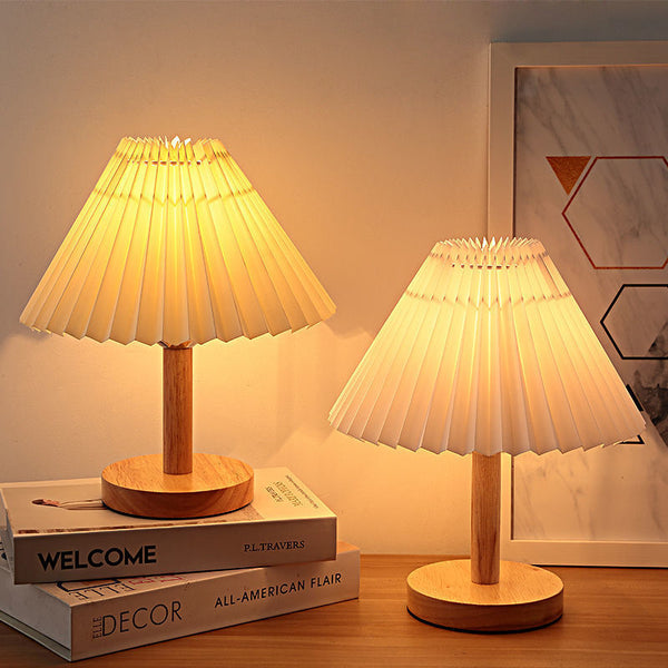 Nordic ins wind bedroom bedside lamp Japanese breastfeeding night light network red light girl dormitory decorative eye protection lamp