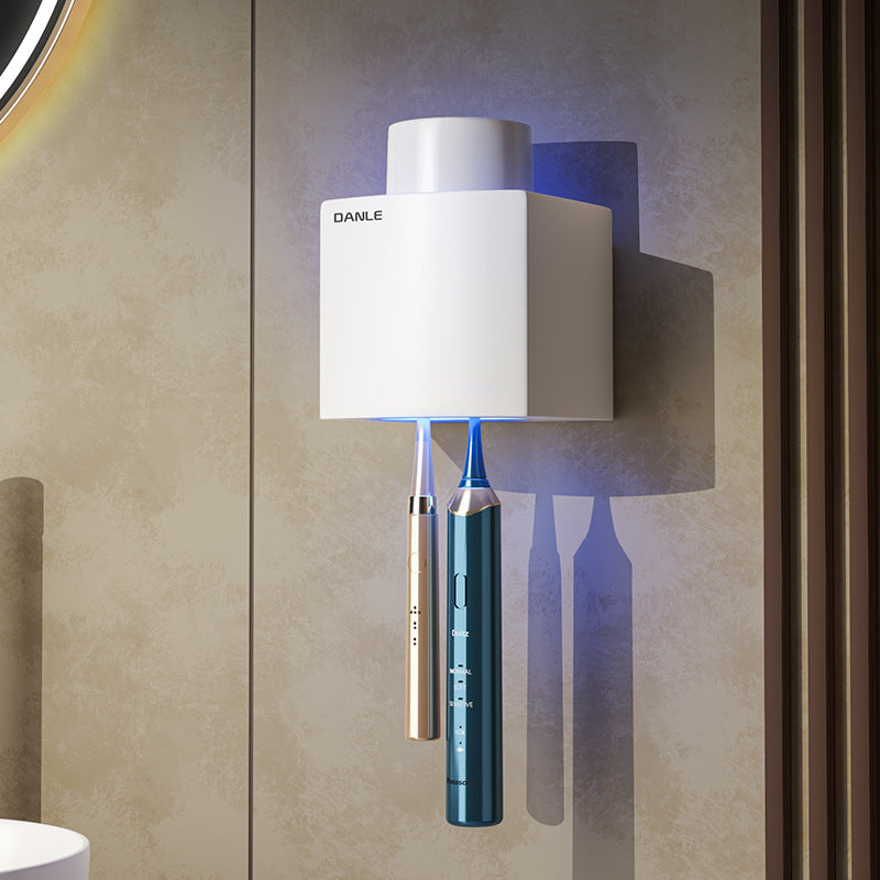 UV toothbrush sterilizer Smart sterilization cup Brushing cup holder Wall-mounted electric mouthwash cup rack