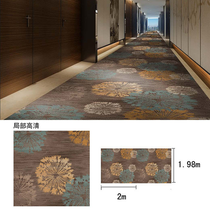 In stock haima 800g nylon carpet hotel corridor aisle thickened flame retardant b1 fireproof bedroom carpet