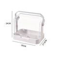 Luxury transparent dustproof cosmetic organizer - large capacity drawer-style storage box for skincare, lipstick, and jewelry