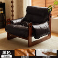 Medieval jersey island chair casual chair balcony single lazy sofa lounge chair living room reclining and sleeping solid wood sofa