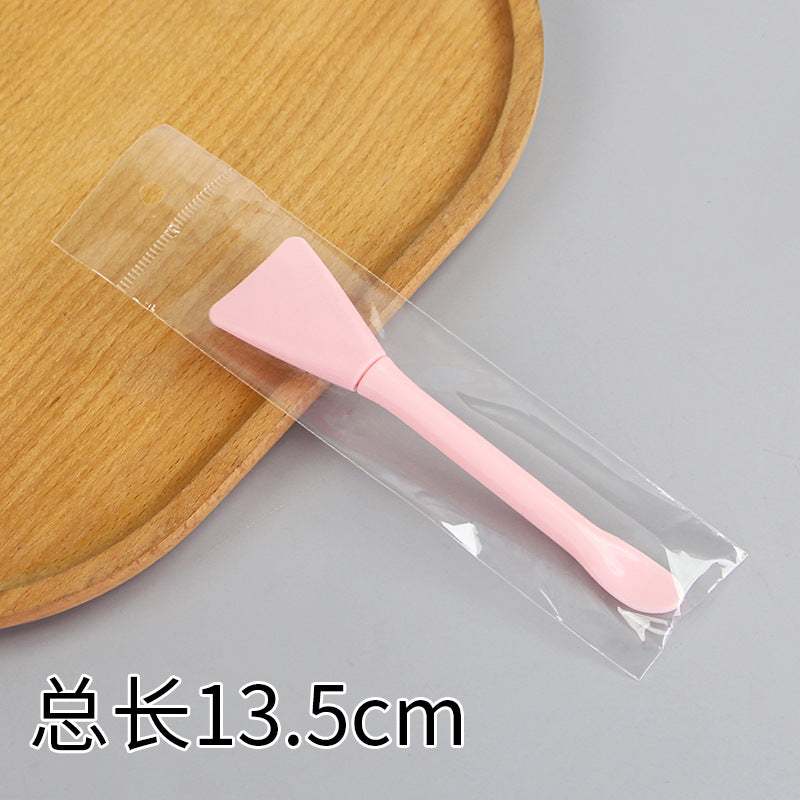 Beauty silicone brush facial mask brush makeup brush soft bristle head brush mud mask beauty tool fan-shaped fruit acid brush