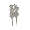 Zircon flower shell beach vacation style tassel long earrings for women, square and round face jewelry, 2026 new high-end design