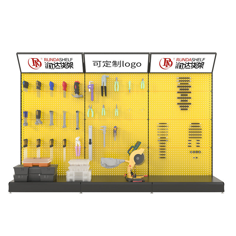 Pit plate Hardware tool rack Hanging plate Hook storage Display shelf Storage hanger Finishing rack Workshop Material rack