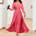exportfashion banquet dress ins double-sided sequined large skirt tube topsexyfashion jumpsuit