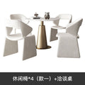 Business office reception and negotiation table and chair combination hotel sales department lobby reception table chair dining table and chair