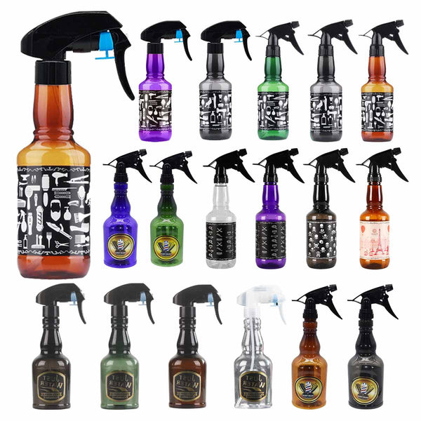 Hairdressing high pressure ultra-fine mist spray bottle retro wine bottle hairdressing watering can European and American retro oil head fine mist spray bottle kettle