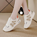 women's new spring mesh sneakers korean style versatile flat casual soft sole running chunky sneakers