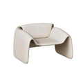 Luxury semi-circular sofa - ideal for salons, hotel lobbies, reception areas, and office spaces - unique leather art sofa chair