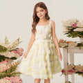 personalized girlnew arrivaldressstereo flowerfashionfashionable princess dress kids girl princess dress