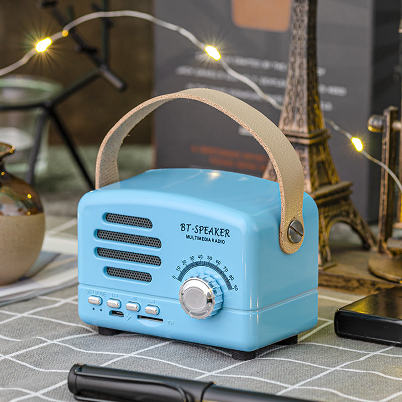 Wireless retro speaker outdoor portable bluetooth speaker little prince mini card radio ft-bt01plus