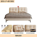 Solid wood bed double1.8x 2m master bedroom king bed modern casual small apartment 1.5m for home1.2m single bed frame