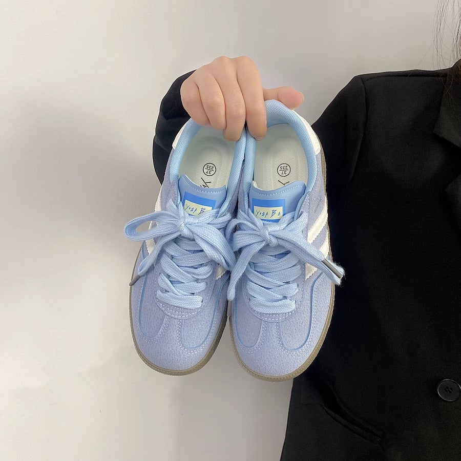 Hong kong styleretroniche style german training shoes for women 2026 summernew arrivalpopularwhite shoeseasiest for match breathable casual sneakers