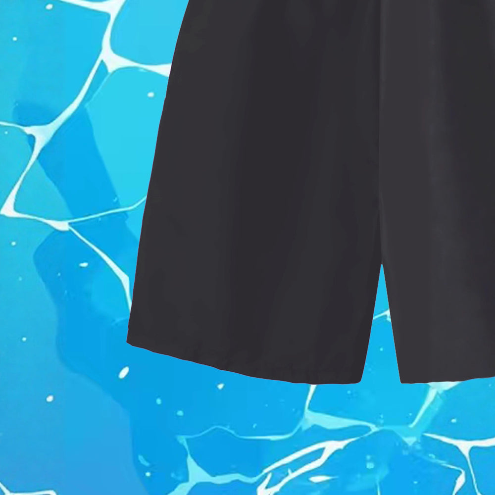 Boys' beach shorts and swim trunks for older kids, perfect for casual summer fun. quick-drying