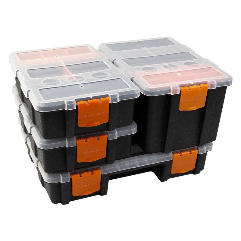 Model Storage Box Grid Parts Box Classification Screw Box Hardware Accessories Tool Box Transparent Plastic Toolbox
