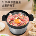 Meat grinder 6 liters/10 liters commercial electric stainless steel stuffing and minced meat machine for home garlic chili cooker