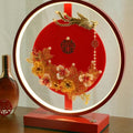 Red festive wedding table lamp bedroom bedside lamp wedding room everlasting light gift wedding creative led warm romantic
