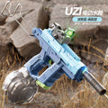 new arrival space manual and automatic three-function scorpion uzi light electric water gun summer men's water toy
