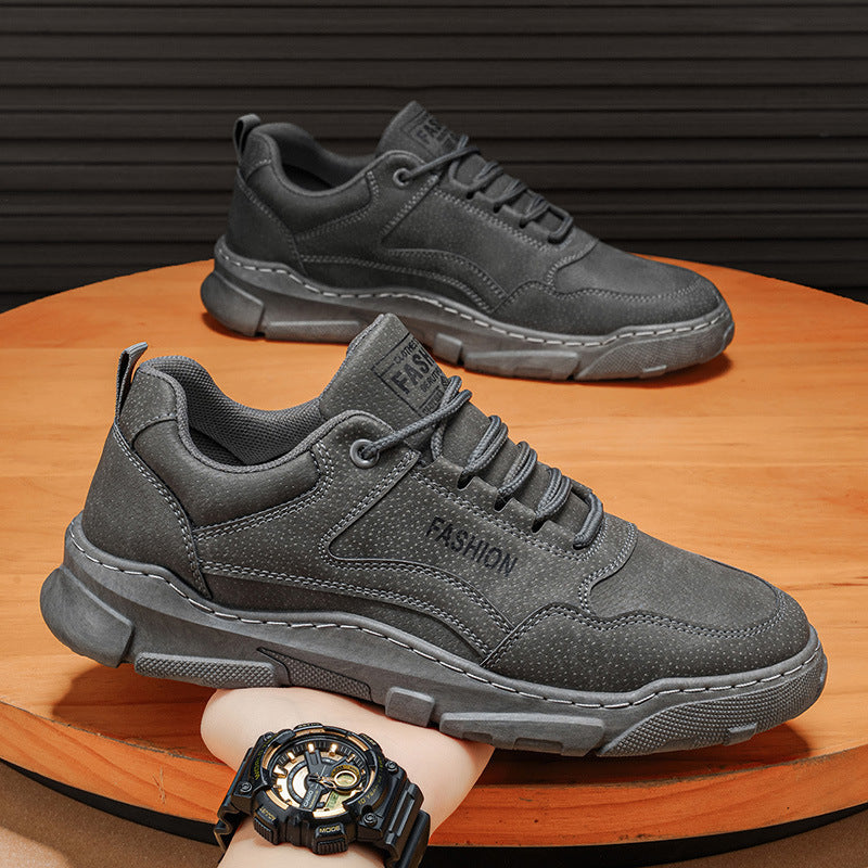 Workwear men's shoes 2026new arrivalspring sneakers trendy shoes lightweight non-slip construction site work abrasion resistant breathable labor protection shoes for men