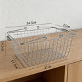 Ins style metal shopping basket iron basket storage basket hand basket desktop miscellaneous storage basket storage basket