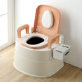 Household adult portable toilet for seniors, pregnant women, and the disabled - indoor commode chair/toilet stool