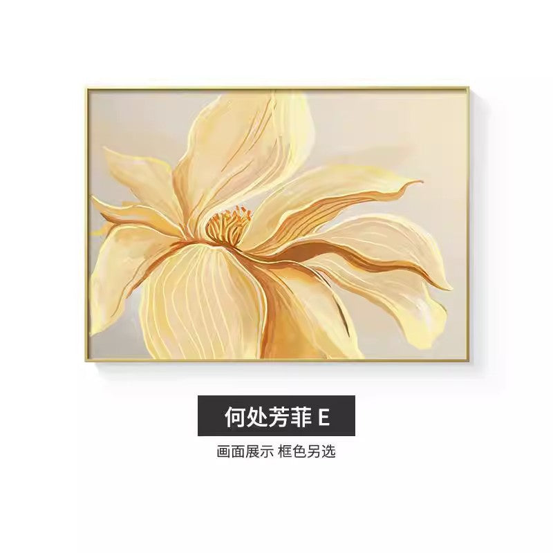 Nordic meter box decorative painting sunrise scenery restaurant background mural decoration blocking distribution switch electric box hanging painting
