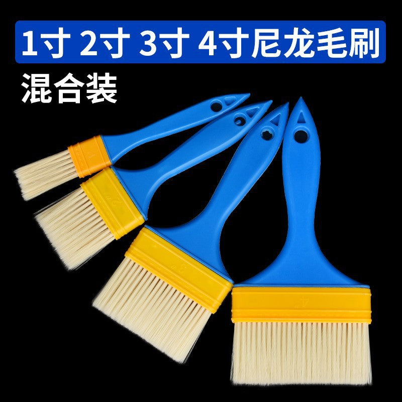 Nylon bristle paint brush, paint brush, adhesive brush, industrial implant brush, cleaning brush, dust removal brush, oil painting brush