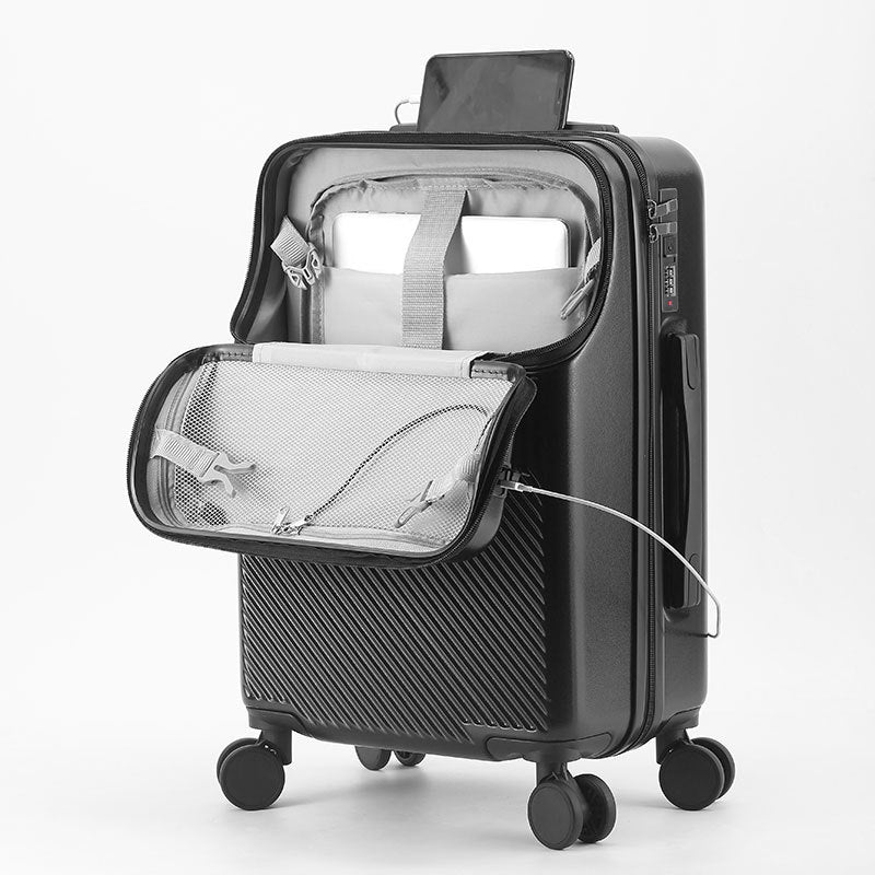 special supply, open luggage before business, multi-functional large-capacity trolley case, travel light password case