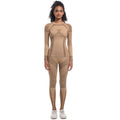 European and american new arrival seamless yoga set - breathable, quick-drying long sleeve activewear for sports, skiing, outdoor running, and fitness