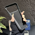 Suitable for apple 17air official tpu mobile phone case frosted magnetic iphone16pm pure color velvet mobile phone case