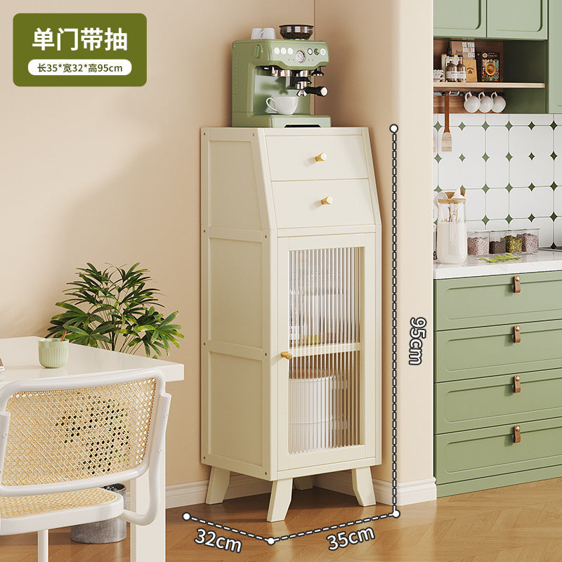 Medieval style solid wood sideboard living room storage cabinet new arrival tea cabinet wall-mounted small side cabinet storage cabinet