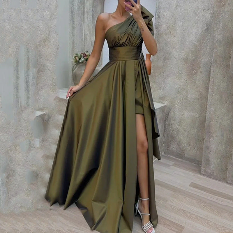 new women's elegant dress for cross-border e-commerce: autumn fashion, european and american style, loose fit