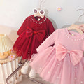 Kidsspring style dress autumn baby girl princess first birthday mesh dress kids