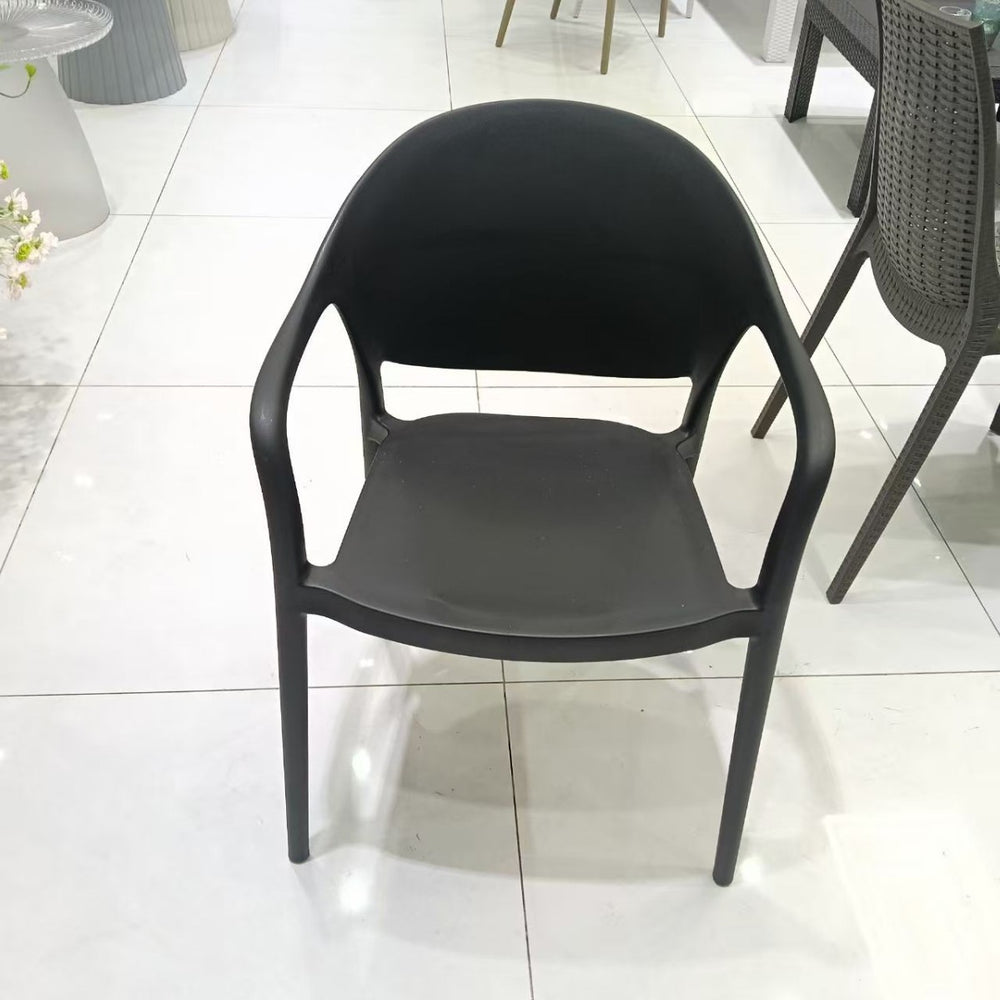 Scandinaviancasual dining chair plastic chair for home stackable armchair office conference chair dining table chair back stool