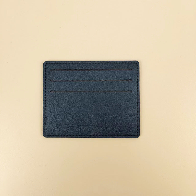Simple women's short card bag, bank card, credit card, certificate storage card holder.