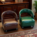 Ganliuliudeng universal wheel small stool living room for homeaccessible luxury sofa stool back chair shoe changing stool