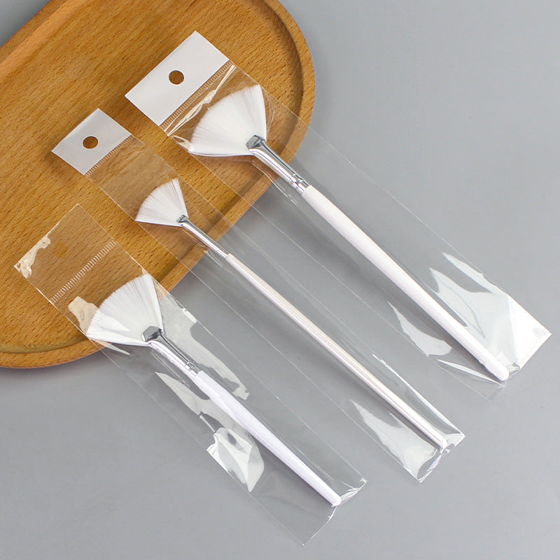 Beauty tools fan-shaped brush fruit acid brush makeup brush beauty mask brush modification essence brush single bag wholesale
