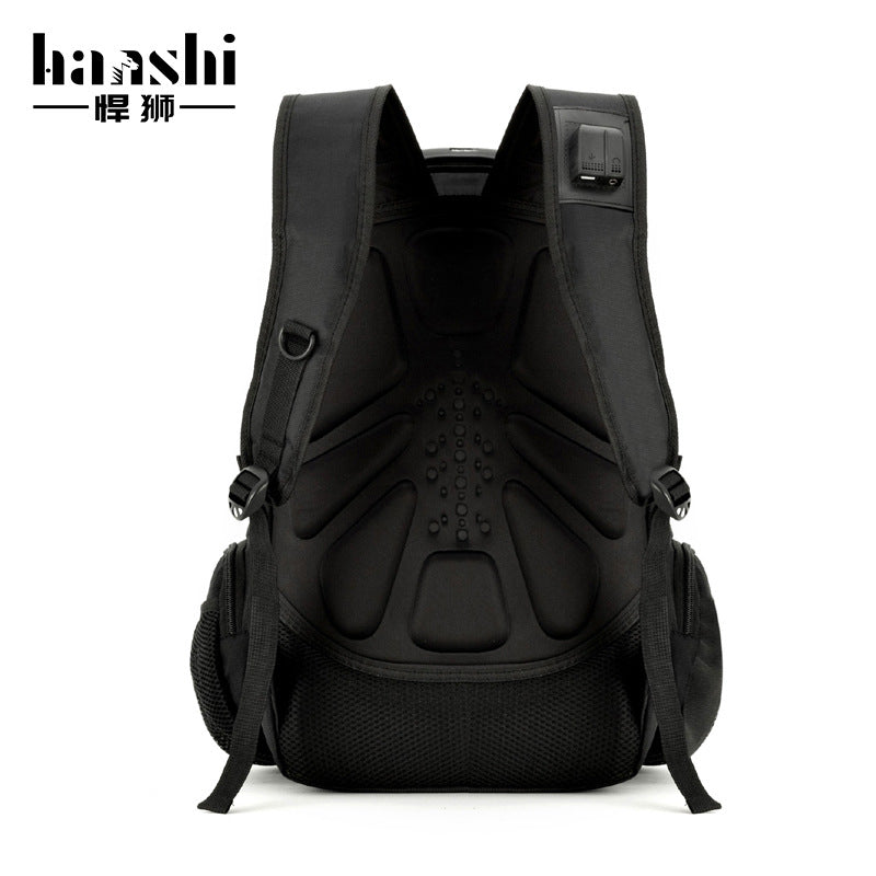 Cross-border casual backpack men's waterproof and anti-theft computer backpack men's fashion large-capacity outdoor travel backpack