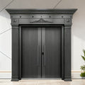 Villa door double door rural self-built house door anti-theft door self-built house mother entrance door cast aluminum door