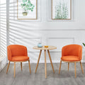 Scandinavian modern casual imitation solid wood negotiation table and chair combination small apartment balcony creative casual milk tea shop chair