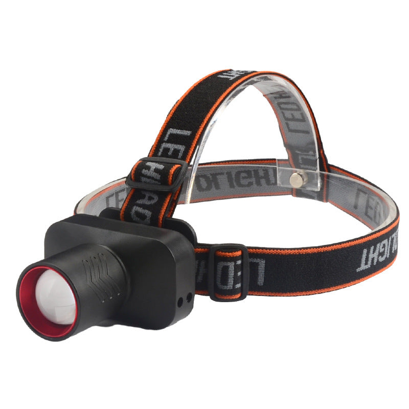 Cross-border outdoor headlights Induction head-mounted flashlights Rechargeable LED digital display lighting for night fishing Small headlights